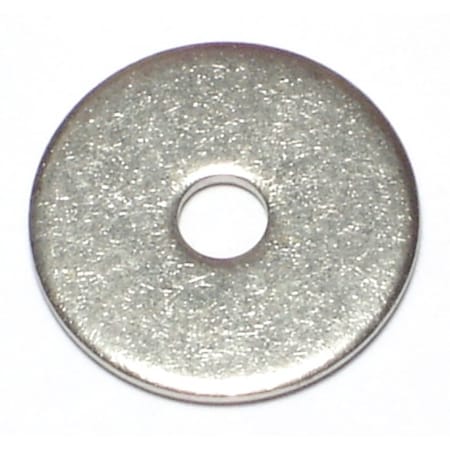 Midwest Fastener Fender Washer, For Screw Size #8 , Steel Zinc Plated Finish, 40 PK 61162